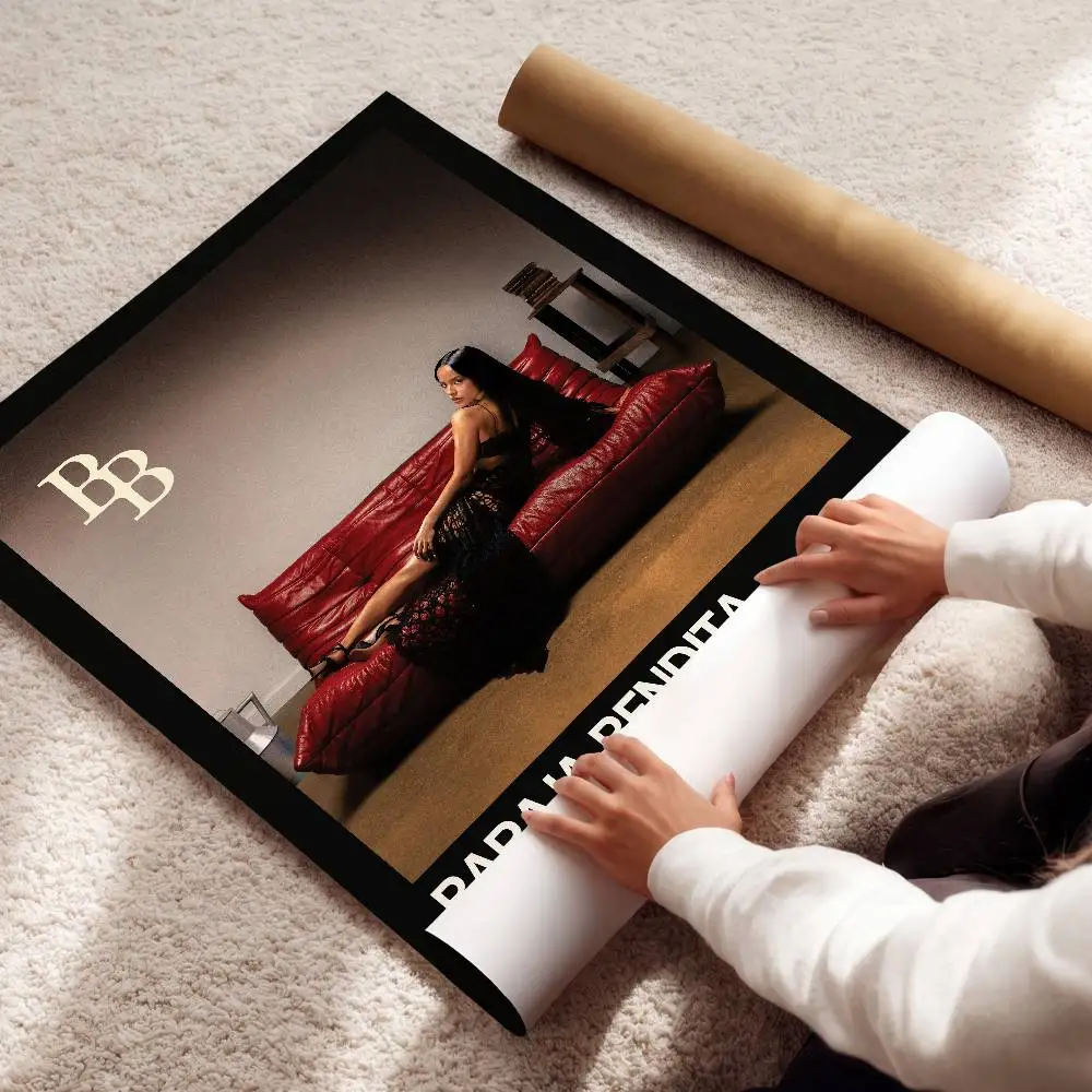 B-Becky G Poster Album Art Cover Songs Rap Pop Singer Band Wall Waterproof Paper Sticker For Living Room Home Decor