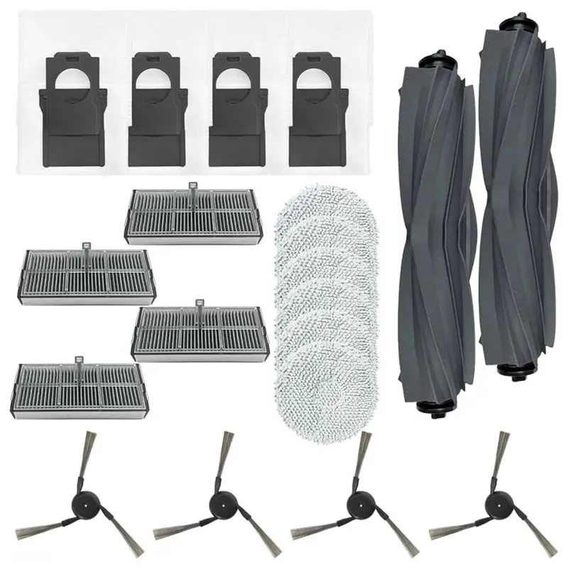 

НОВИНКА 2026 ГОДА: Запасные части для робота-пылесоса Mova E40 Ultra – резиновая боковая щетка, HEPA-фильтр