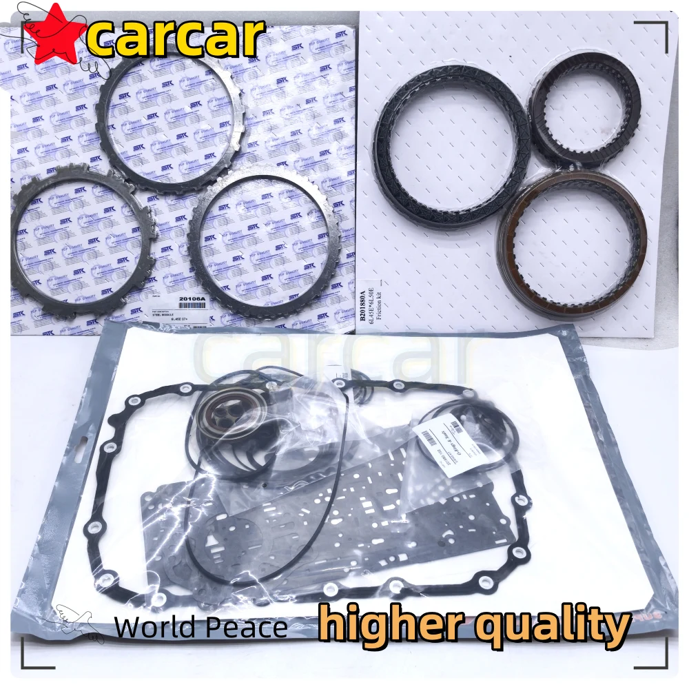 GA6L45R 6L45 6L50 Transmission Master Rebuild Kit Friction Pad Piston Steel Kit 6L45E 6L50E for BMW 1 3 5 Series Cadillac CTS