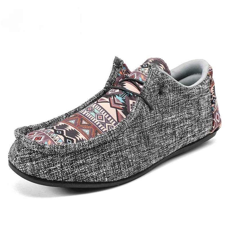 Yrzl Männer Sommer Canvas Schuhe atmungsaktiv bequem Outdoor Slip on Walking Sneakers hochwertige weiche klassische Slipper für Männer