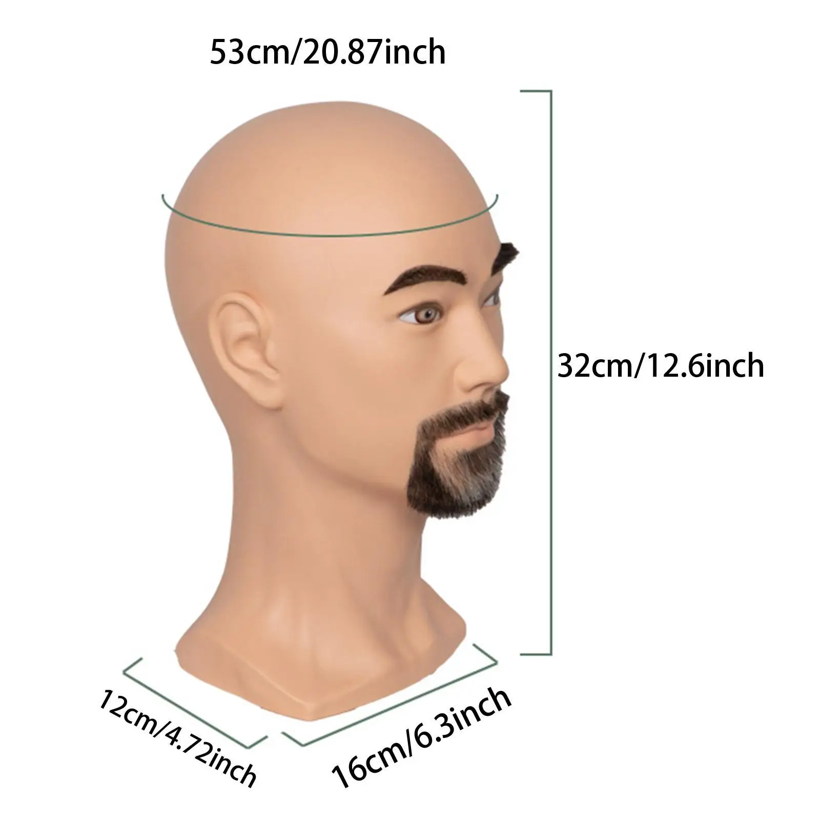 Manikin HEAD โต๊ะวิกผมหมวกผู้ถือหมวกสําหรับช่างทําผมการฝึกอบรมจัดแต่งทรงผมแห้ง Home Salon เริ่มต้น Stylist