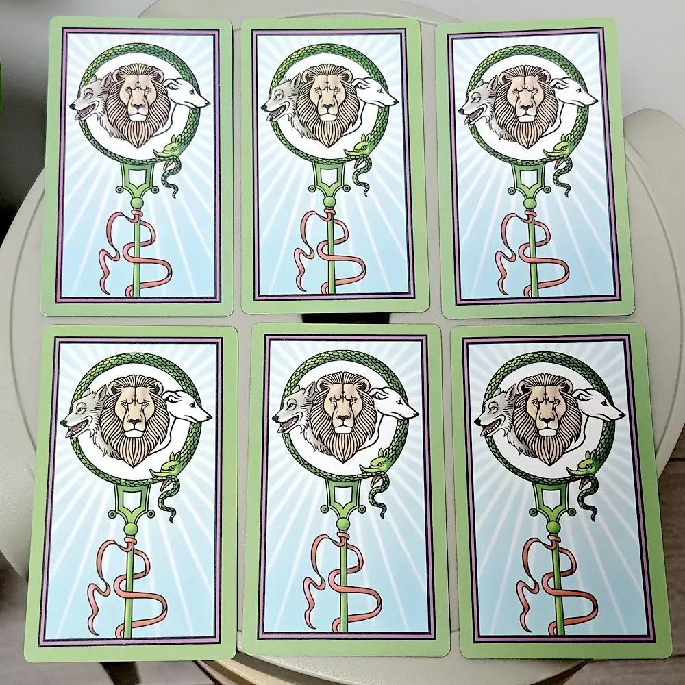 The Annotated Tarot of The Sevenfold Mystery Expresses 78 Pcs Cards 12*7cm Express The Transcendental Philosophy