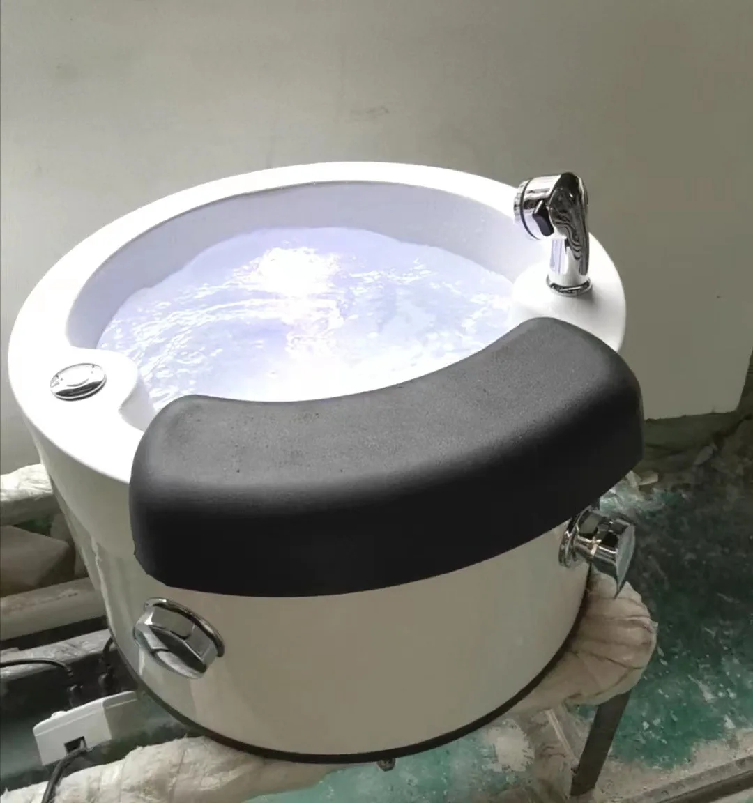 أعلى جودة حوض غسيل القدم سبا باديكير صينية السلطانية الاكريليك القدم سبا مع مضخة مياه تصفح مصباح باديكير سبا