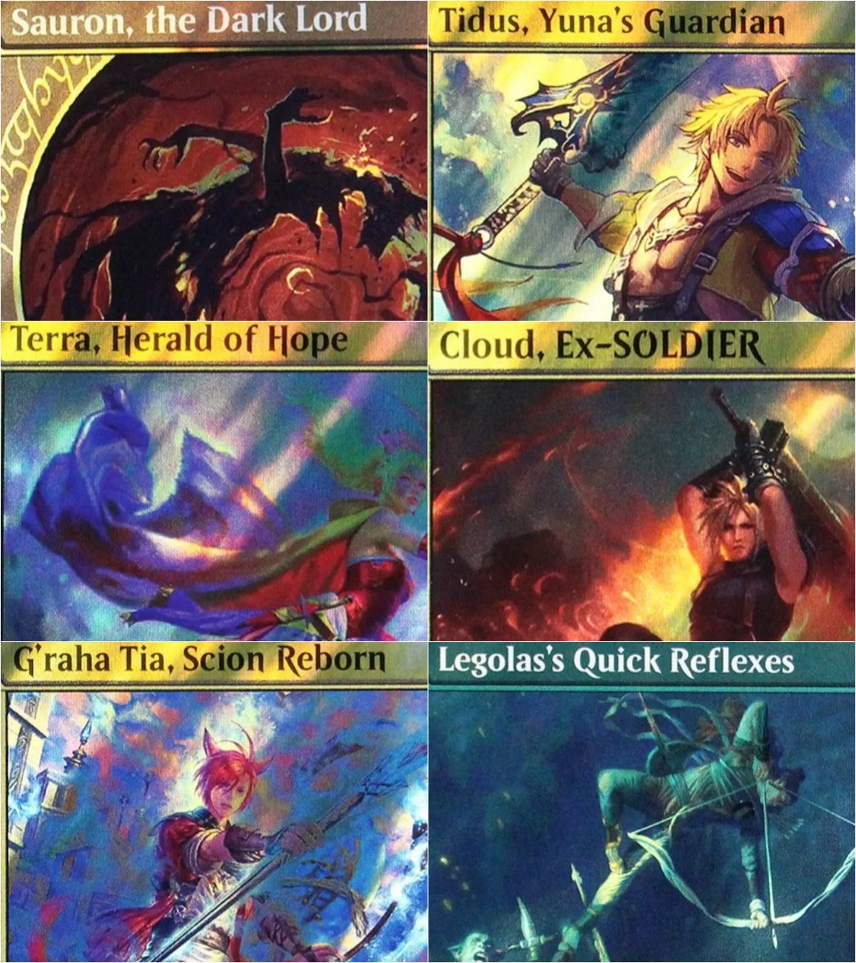 SurgeFoil PIP/FIC (الخاتم المظلم/برج الأوامر) بطاقات الوكيل السحرية لوحة تجميع الوكيل عالية الجودة أوراق تجداول الألعاب