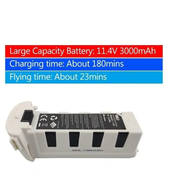For Hubsan H117S Zino GPS RC Drone Quadcopter Spare Part 11.4V 3000mAh Intelligent Flight Battery For RC FPV Racing Camera Drone