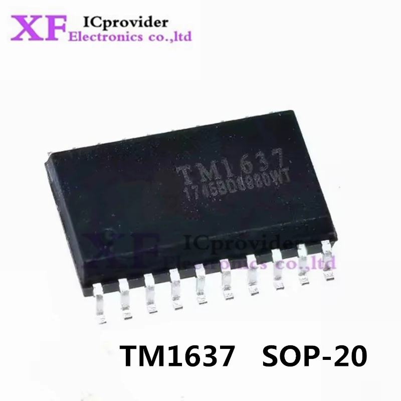 10-100Pcs New Original Patch TM1637 SOP-20 LED digital tube drive