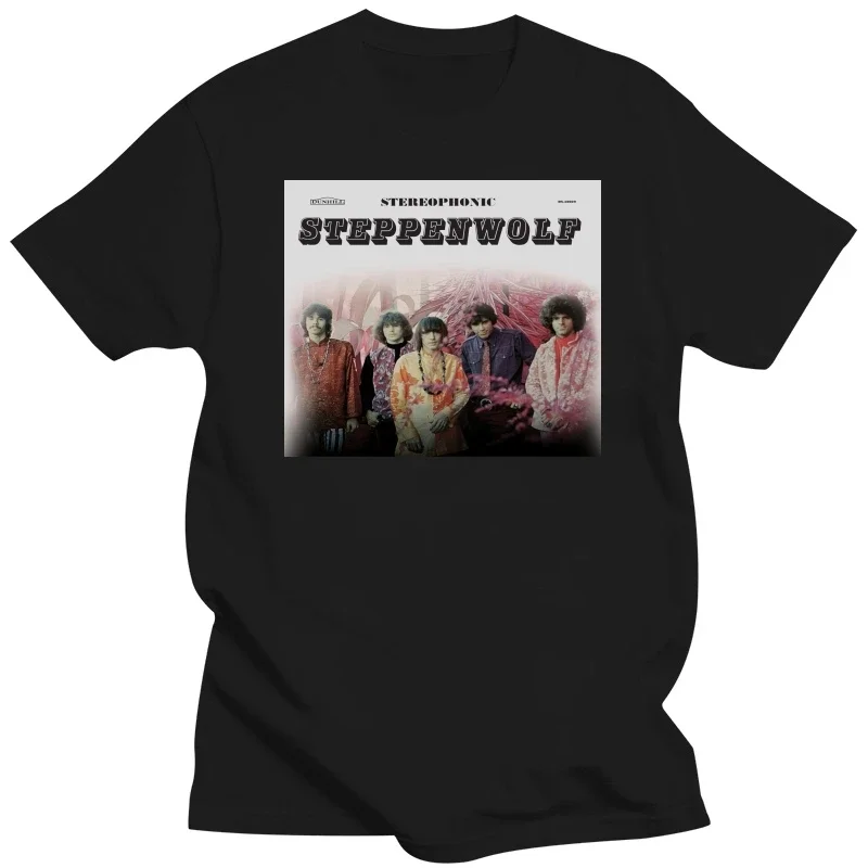 SMALL MEDIUM LARGE XL STEPPENWOLF T SHIRT self titled vinyl cd cover harajuku graphic t shirts oversized  summer funny cotton