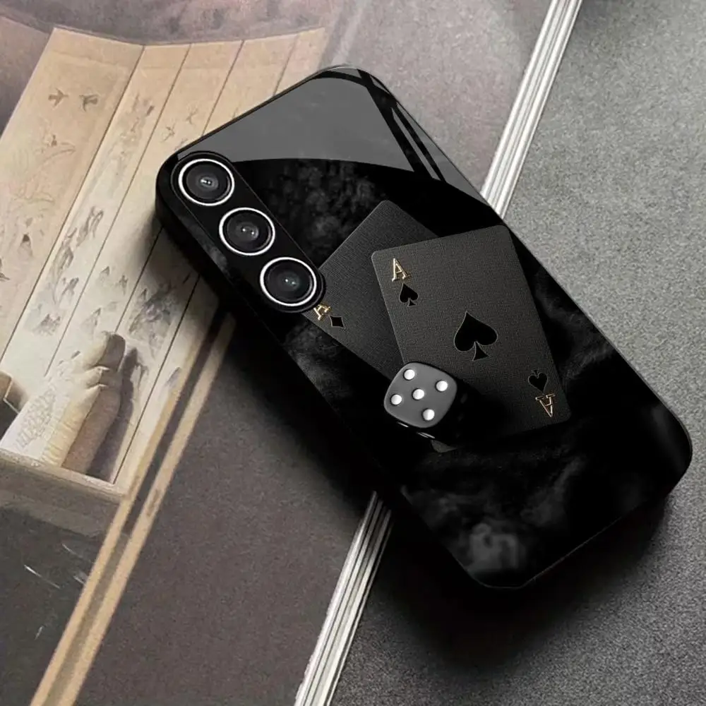 capa-de-telefone-em-vidro-temperado-com-padrao-de-poker-lucky-dice-para-samsung-galaxy-s26-s25-s24-s23-s22-s21-fe-ultra-plus