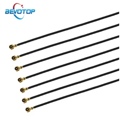 BEVOTOP 10pcs/lot 4 4 Female to 4 Female Jack RF0.81  Cable GSM GPRS 3G WIFI Modem Antenna Extension Jumper Cable