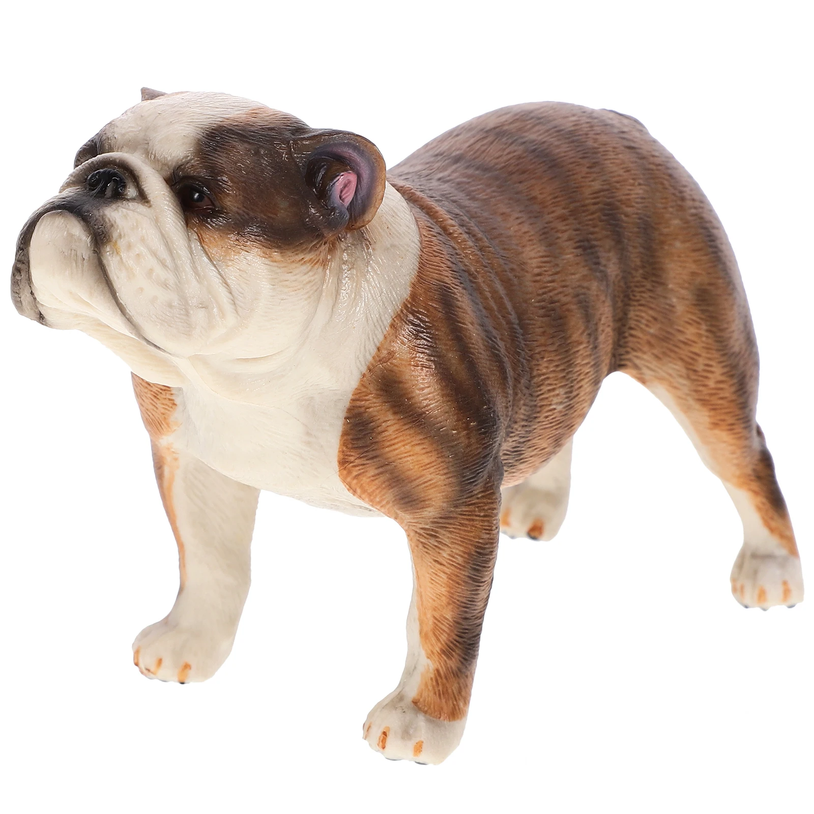 

Realistic Bulldog Figurine Vivid Bulldog Animal Dog Figurine Statue Cognitive Dog Toy Micro Decor Crafts Interior Accessories