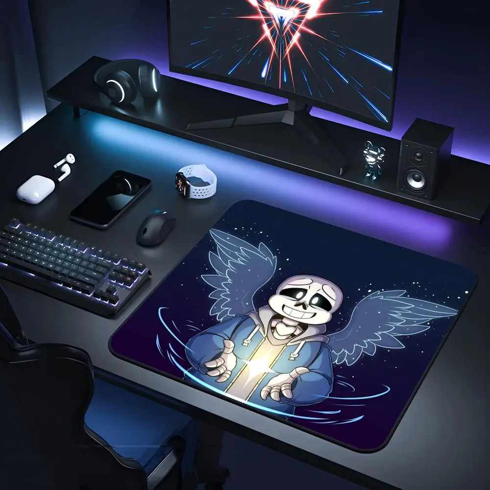 Undertale Sans Mouse Pad Gaming Laptops Keyboard Mat Deskmat Pc Accessories Desk Protector Mousepad Gamer Mats Anime Mause Pads
