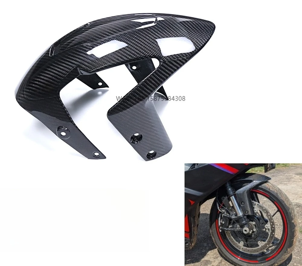 New Arrival 100% 3K Prepreg Carbon Fiber Front Fender Hugger for RS457 2024 2025