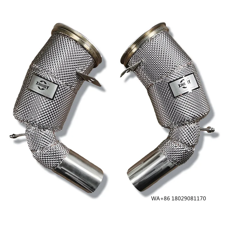 

3.High Performance Stainless Steel High-Flow Front Pipe With Catalytic Converter for 911(992)