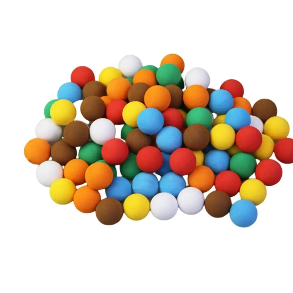 

Colorful Foam Balls Colorful Eva Foam Golf Balls for Kids Soft Lightweight Toy with Realistic Feel Limited Flight for Backyard