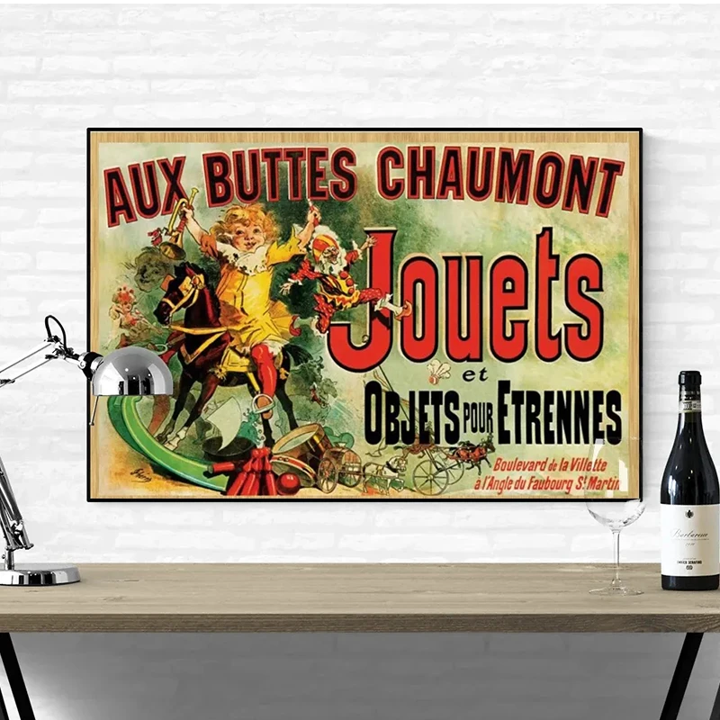 Aux Buttes Chaumont Jouets Poster Friends TV Canvas Painting Poster and Print Wall Art Picture Cuadros for Living Room