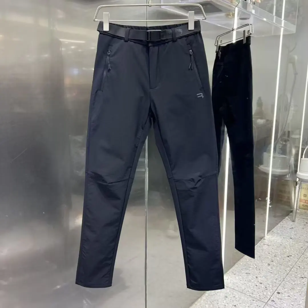 

Spring and summer new men's fashionable outdoor waterproof straight leg casual versatile pants, casual walking sports pure cotto