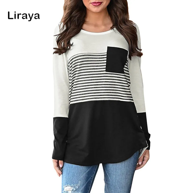 ladies-women-pregnant-maternity-nursing-tops-mom-breastfeeding-t-shirt-long-sleeve-pacthwork-striped-casual-top-outfits