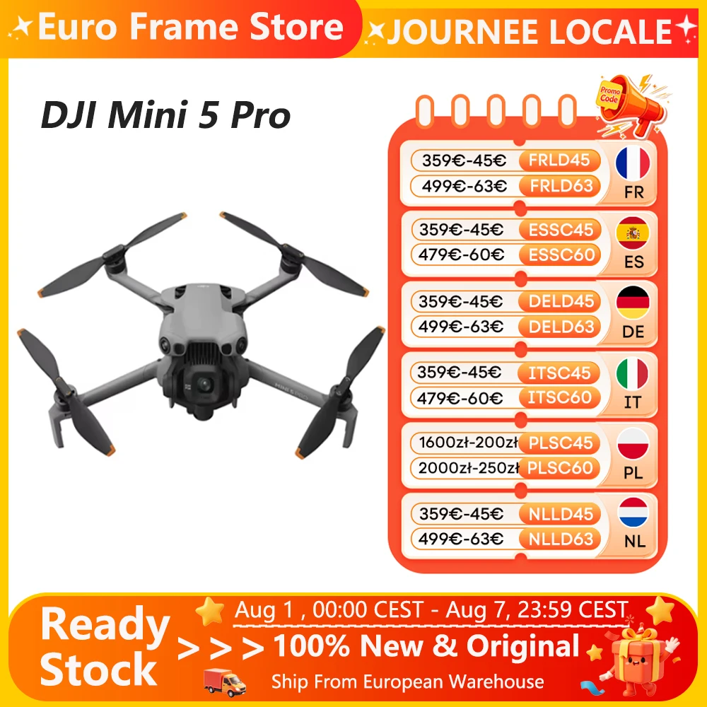 DJI Mini 5 Pro &mdash; riprese aeree serie senza portare 250 grammi in valigia