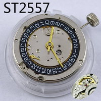 Seagull ST2555 ST2557 ST2530 ST2533 Automatic Movement Black Calendar Original Imported Men's Watch Accessories Replacement