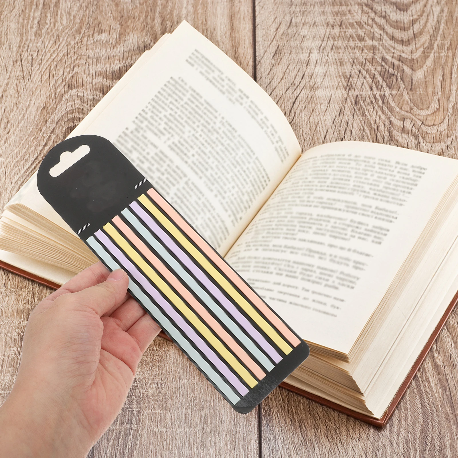 Transparent Colorful Reading Strips for Annotating Books Page Markers Book Tabs Notebook Index Labels