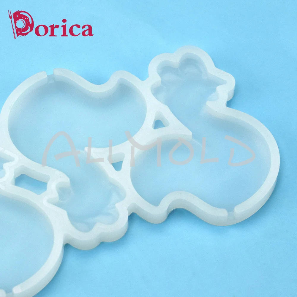 Dorica Mini Chick Design Lollipop Epoxy Mold Chocolate Resin Silicone Cake Mould Cake Decorating Tools Kitchen Bakeware