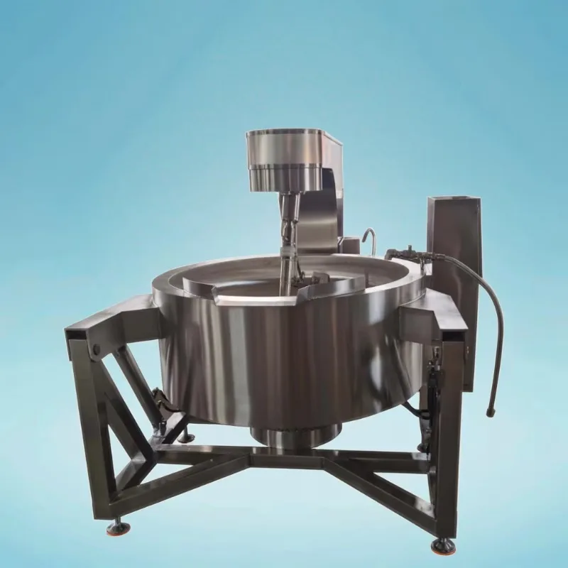 Planetary Mixing Cooking Pot 100L Chocolate Melting Mixing Machine Jacket Heating Mixer Stainless Steel Tilting Jacket Kettle