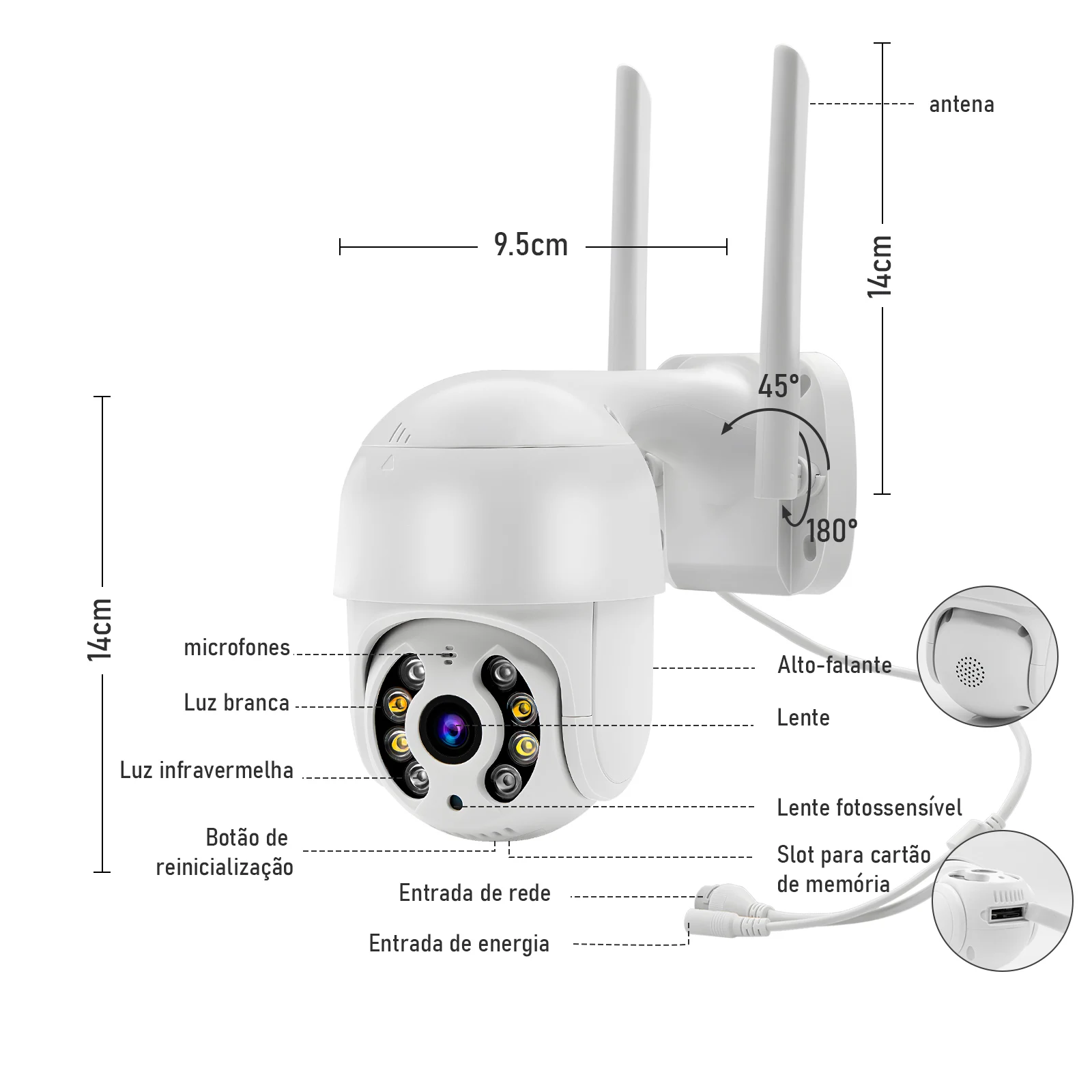 Icsee,1080P, Full Hd A8， Cameras Vigilância Wifi， Camera De Segurança， Monitor， Camera Wifi 360 Inteligente， Do Brasil，Bluetooth