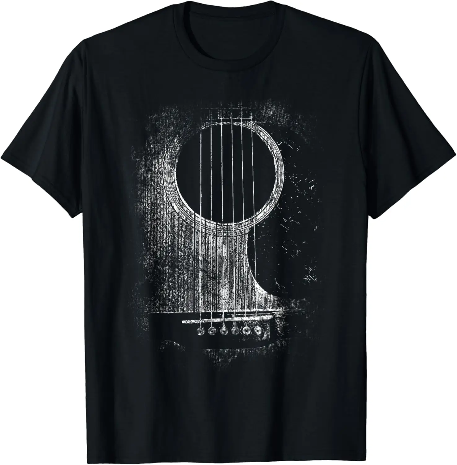 Acoustic Guitar Player Six String Classic Rock & Roll T-Shirt Vintage Music Gifts Unisex Summer Tops Custom Graphic Shirts