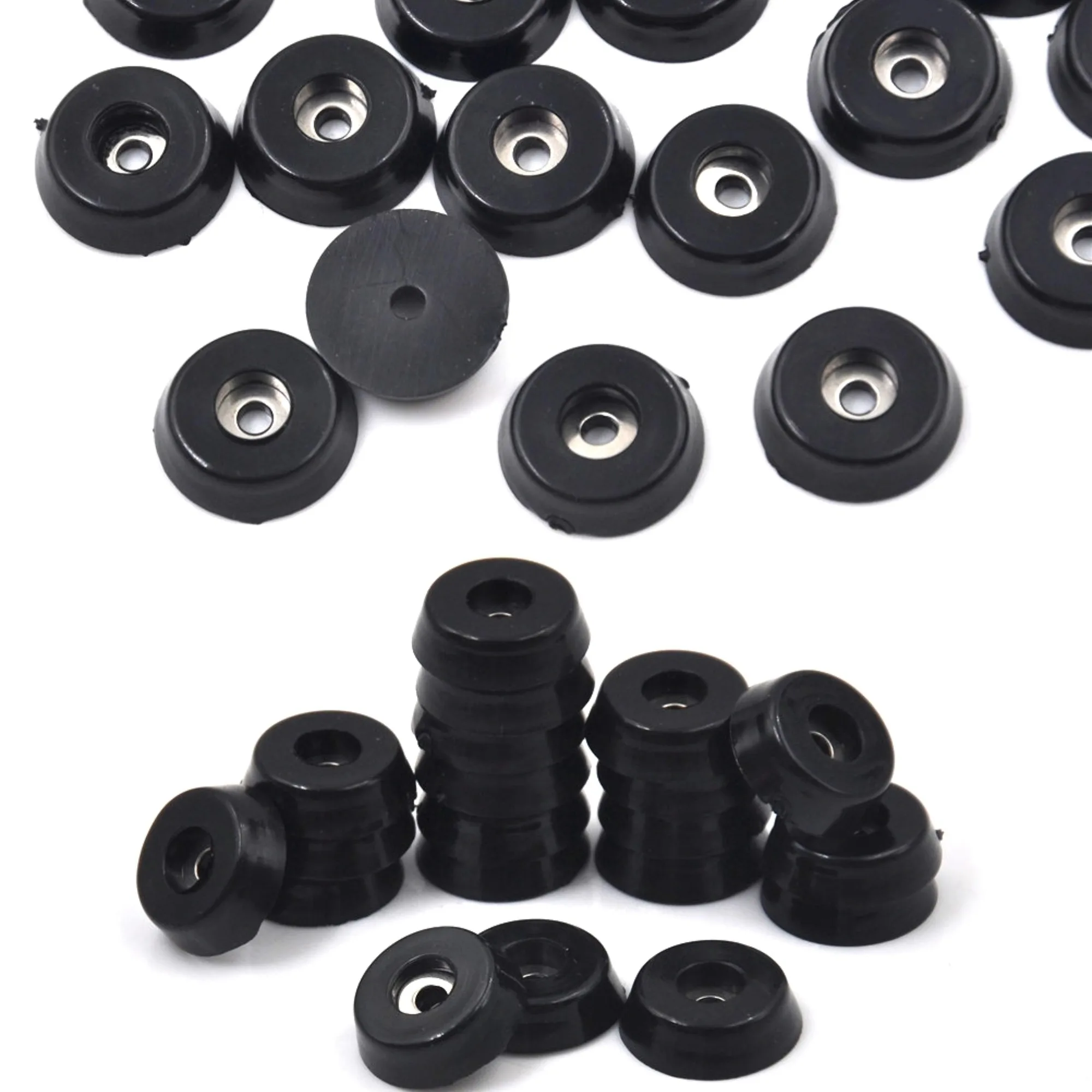 20Pcs 18*15*5mm Rubber Desk Table Chair Furniture Feet Leg Pad Floor Protector Home Hardware Accessories