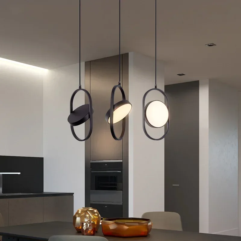 

‌Modern Magic Eye LED Pendant Light for Bedroom Dining Room Table Modern Kitchen Island Bar Counter Lighting Fixture Chandelier