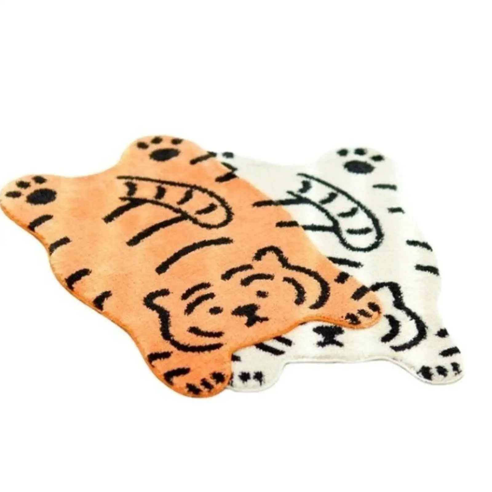 

Tiger Pattern Mat AntiSlip Footpad Playmat Decorative Fashion Carpet for Home Decoration Bedroom Bathroom Shower Room Dormitory