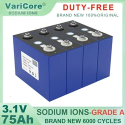 2.9v/3.1V 75Ah Sodium-Ion battery DIY 4s 8s 12v 24V RV Motorcycle Electric Car travel Solar inverter Batteries Grade A Duty-free