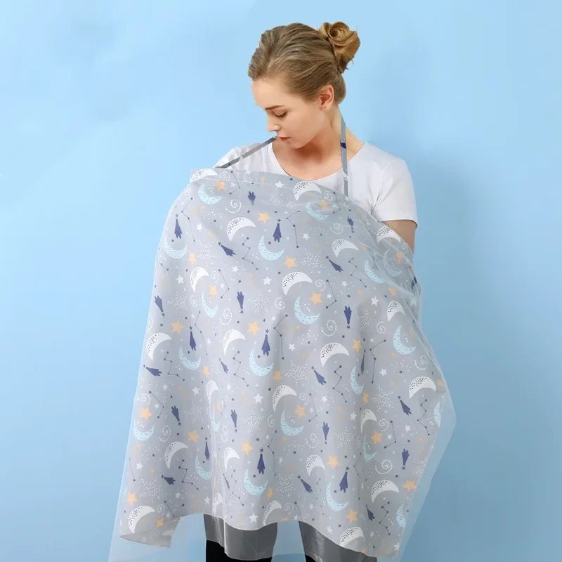 الطفل الرضاعة الطبيعية غطاء ملابس التمريض الرضاعة الطبيعية كيب تنفس القطن التمريض القماش في الهواء الطلق الرضاعة الطبيعية غطاء التمريض #2