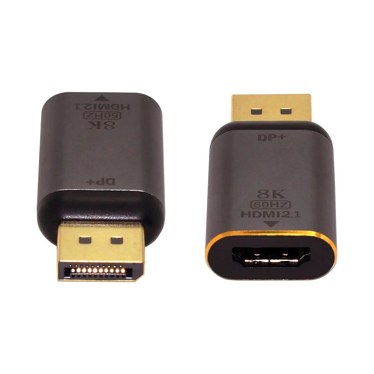 

DP to HDTV Male Monitor 8K 60hz UHD 4K DisplayPort 1.4 Source to HDTV 2.0 Display Adapter Connector