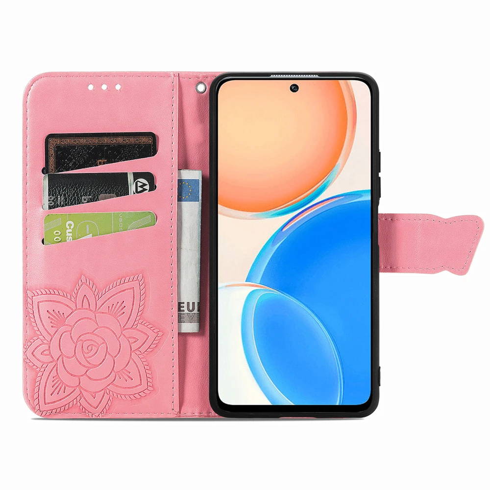 حافظة هاتف لهاتف Ulefone Note 20 16 Pro 18 Ultra 15 12 13 14 12P 13P 5G محفظة جلدية على شكل فراشة منقوشة غطاء قلاب