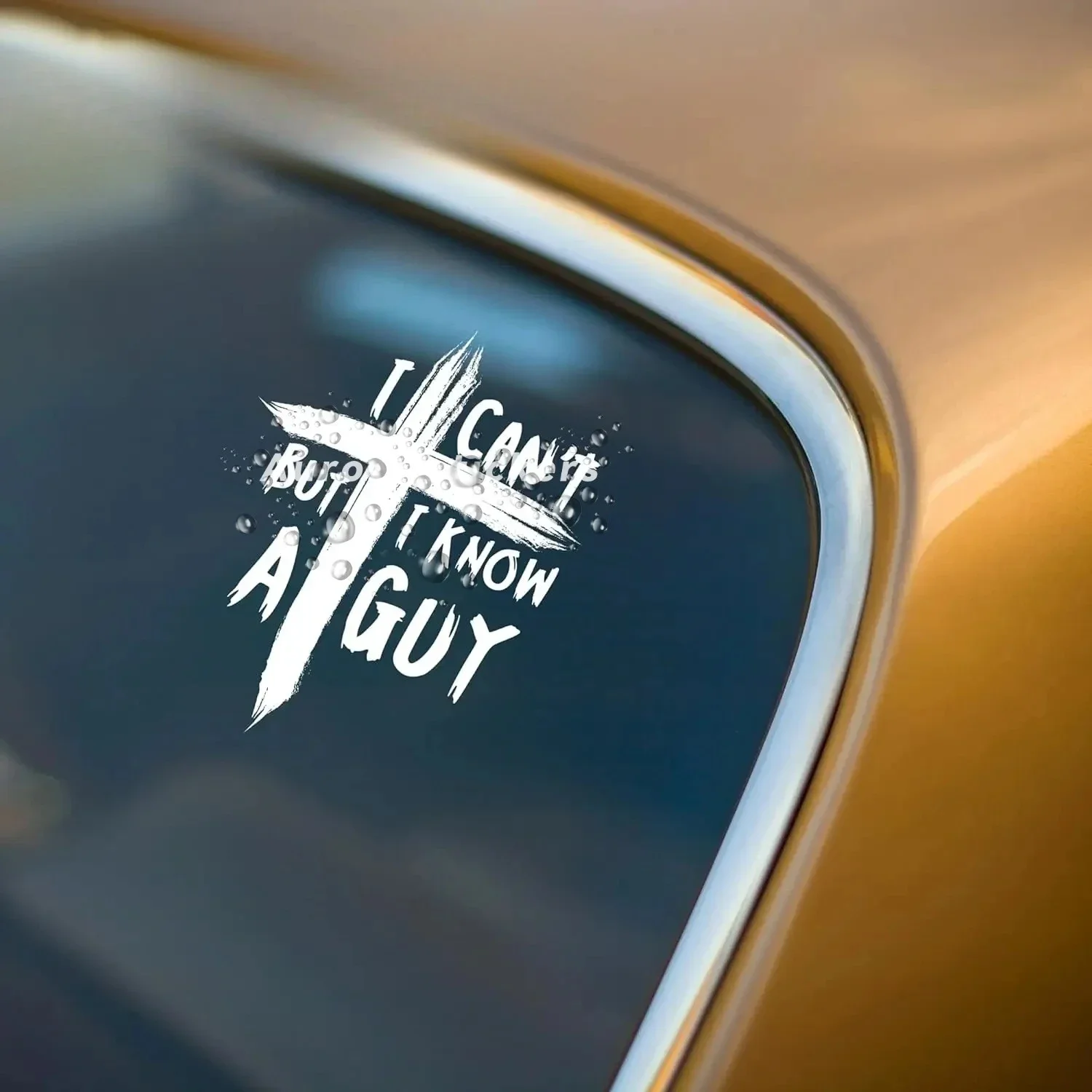 1개 유머러스한 자동차 스티커 '내가 할 수 없지만, 그런 사람이 있다' 라는 문구, 자동차 및 오토바이용 비닐 데칼, 재미있는 장식