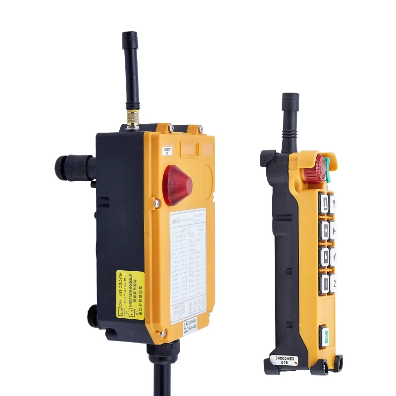 TELEcontrol UTING F24-8D Wholesales Industrial Remote Controller 8 Double Speed Buttons Switches ACDC12V18-440V Hoist Crane Lift