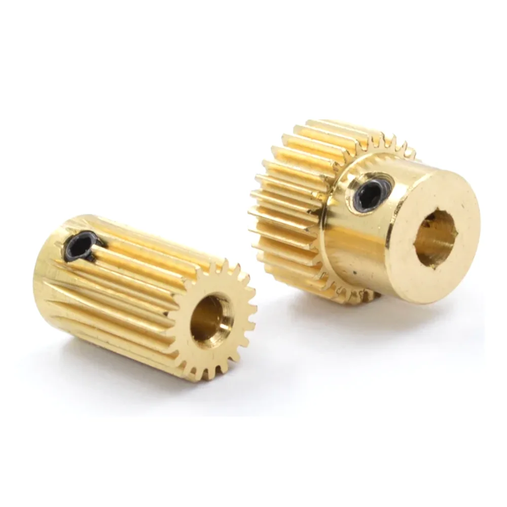 

0.5M Copper Spur Gear 20-60 Teeth DIY Motor Gear Rack 4-12mm