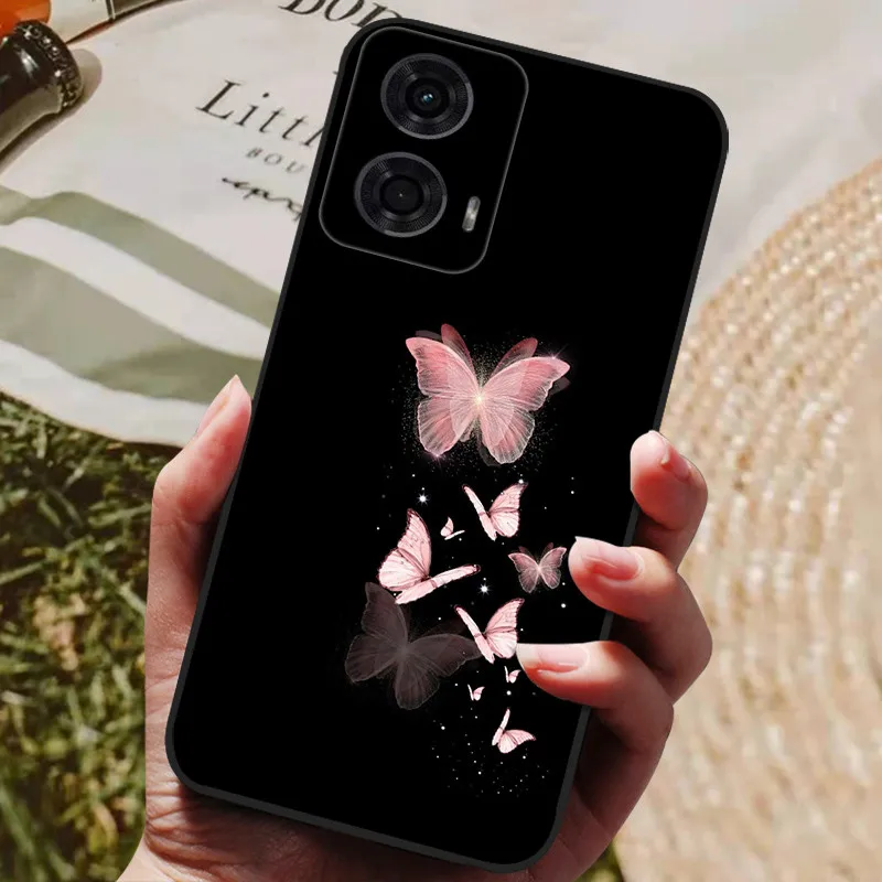 For Moto G34 5G Case Soft Silicone Shockproof Lovely Back Cover for Motorola Moto G34 5G G 34 TPU Capas for MotoG34 Cute Cartoon