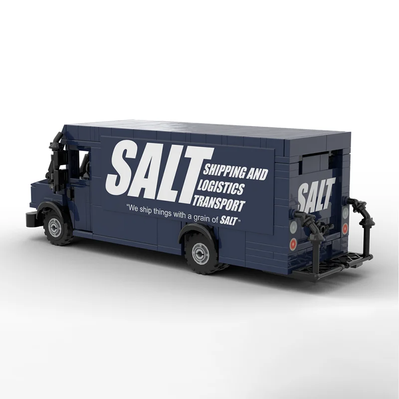 نموذج مركبة حضرية Moc بناء الطوب وحدات Utilimaster خطوة فان نموذج التكنولوجيا كتل عيد الميلاد لتقوم بها بنفسك لعبة هدية البناء #5