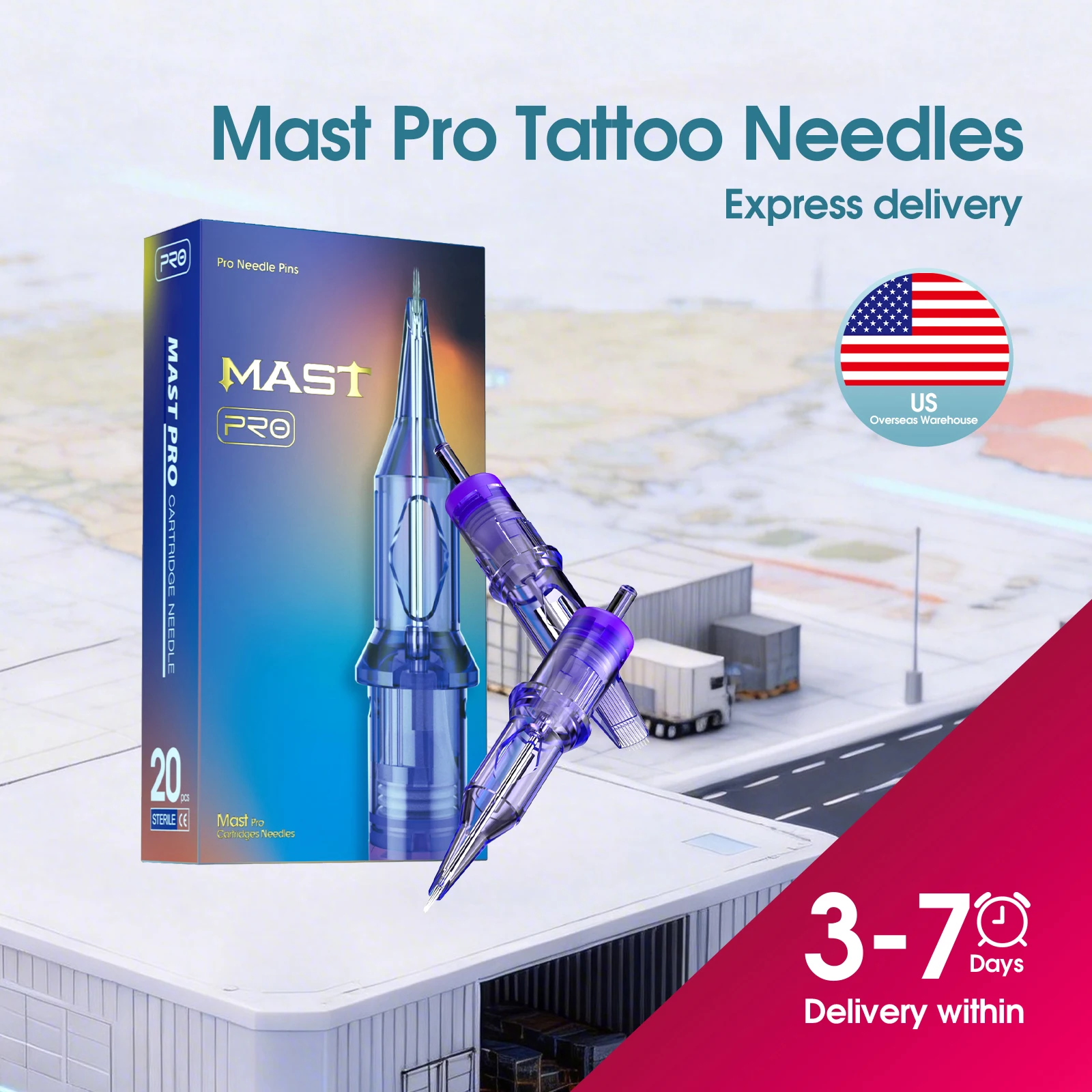 

Иглы для тату-картриджей Mast Pro RL/RM/M/RS Одноразовый универсальный картридж для татуировки с круглым вкладышем 0,18/0,25/0,30/0,35/0,40 мм игла