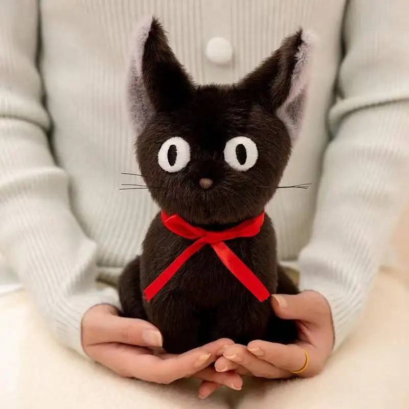 

Hot Latest Witch Little Black Cat Kawaii Stuffed Plush Toy Handmade Doll Cartoon Anime Cute Children's Birthday Gift Christmas