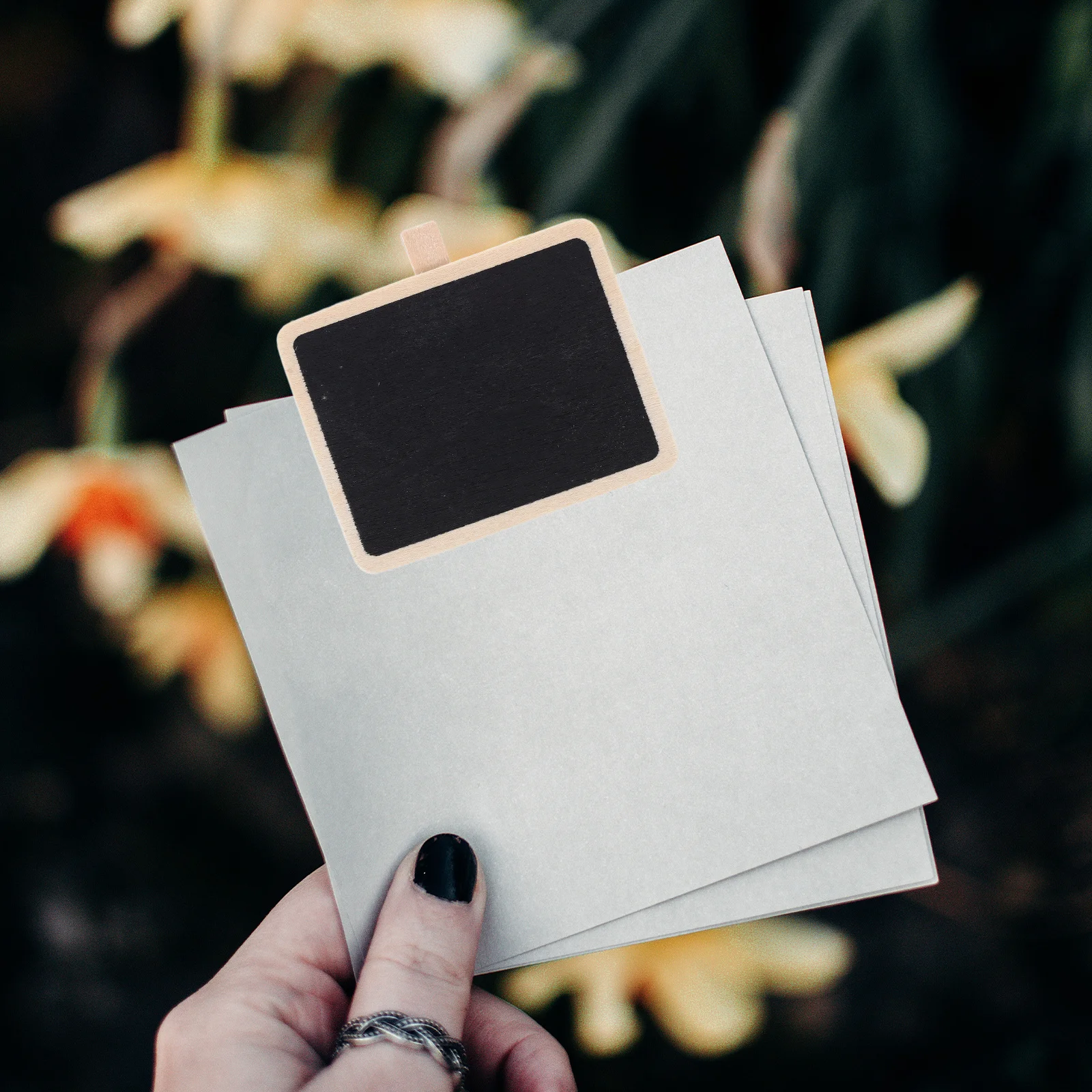 4 pezzi mini clip per lavagna cartelli per lavagna in legno porta etichette per alimenti riutilizzabili scrivibili clip per promemoria per foto per buffet a casa per feste