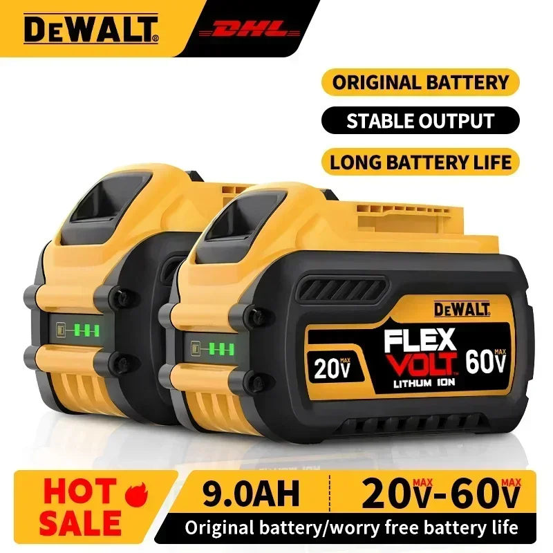 DEWALTOriginal battery 20V, 5.0AH,9.0AH DCB115, DCB118 battery charger, fast charging, lithium battery, tool battery