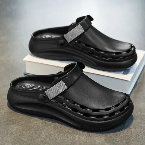 뜨거운 판매 남자 샌들 Eva 여름 슬립 온 캐주얼 슬리퍼 남자를위한 안티-슬립 샌들 야외 해변 남자 플립 플롭 폭발적인 스타일