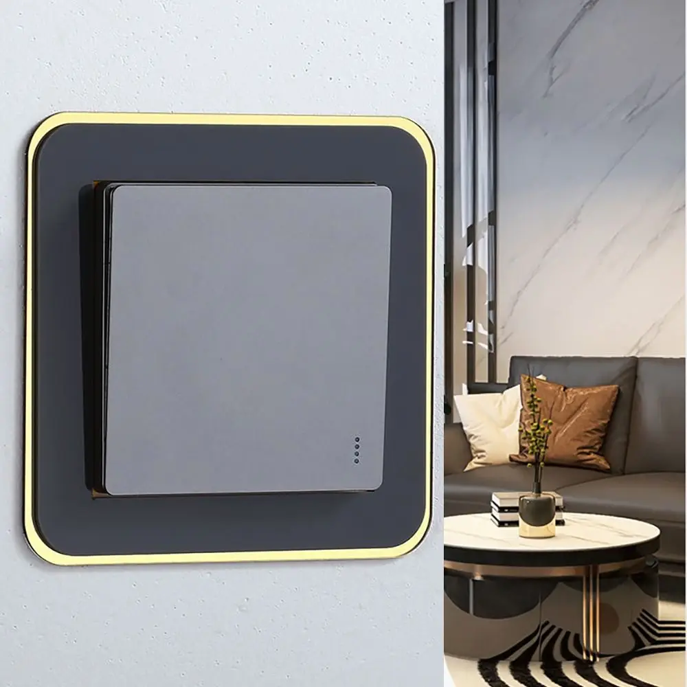Anti-Dirty Switch Protective Cover Buckle Type Non-Adhesive Switch Sticker Protective Cover Switch Socket Decorative Frame