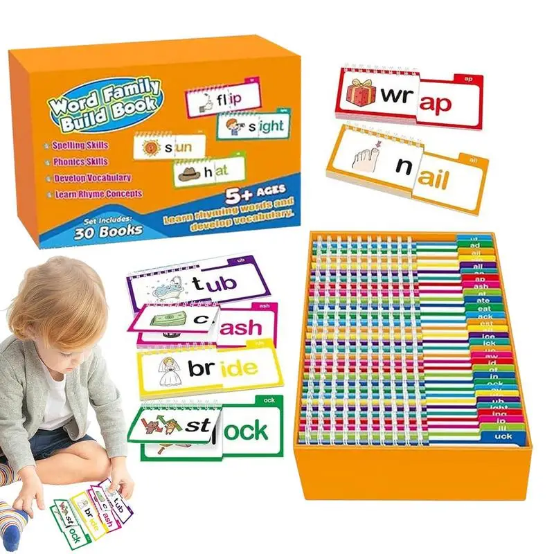 

Read And Rhyme Flipes Books Word Family Build Book Learn To Read Phonics Letter Sounds Sight Educational Activities