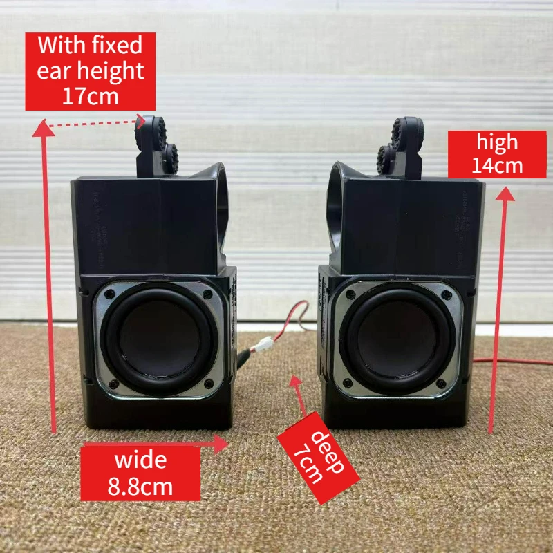 

SOTAMIA 2Pcs Two Way Silk Film Horn Tweeter Passive Speaker 6 Ohm 18W Surround Audio DIY Bluetooth Computer Desktop Speaker