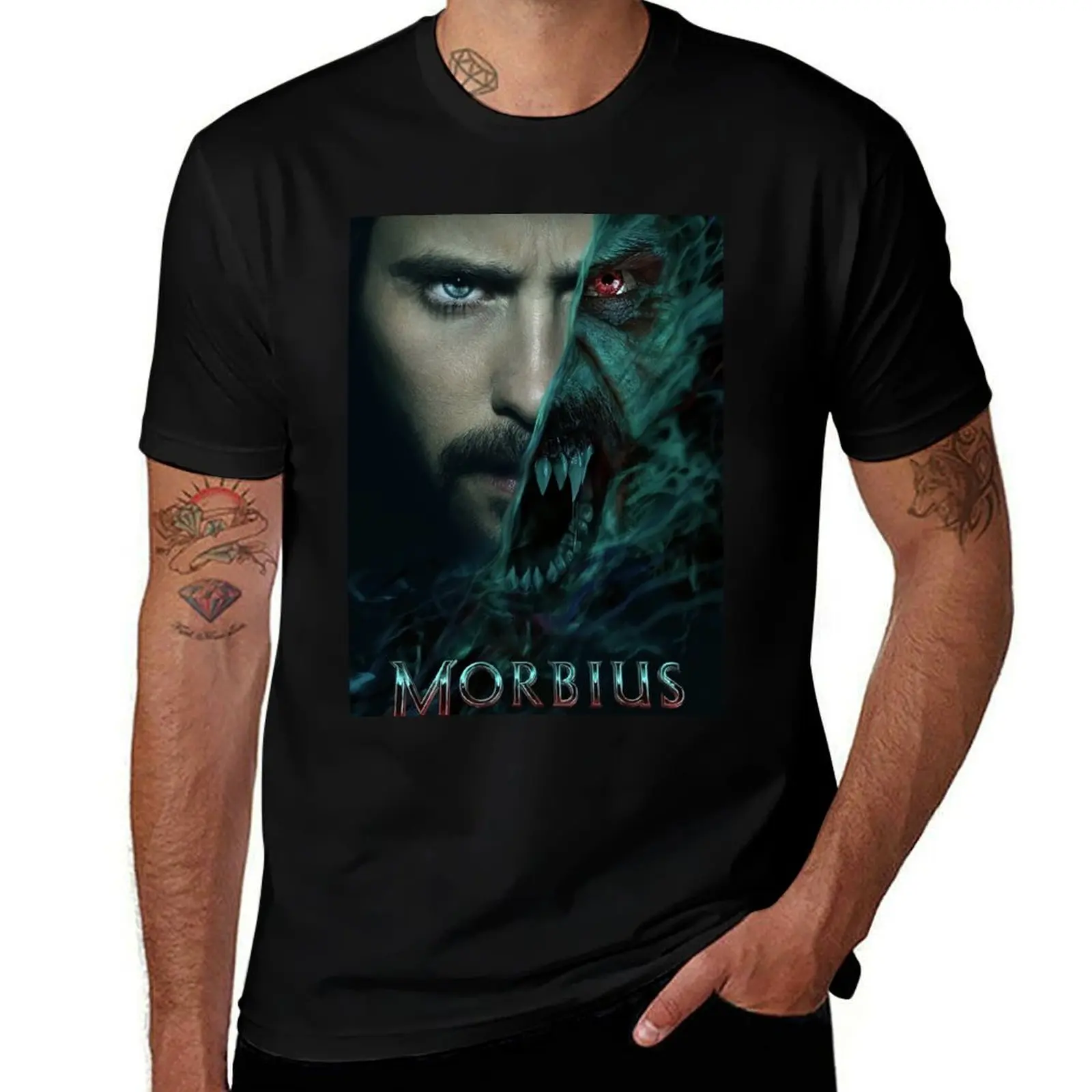 

morbius new movie 2022 T-Shirt sweat summer tops tee shirts for men