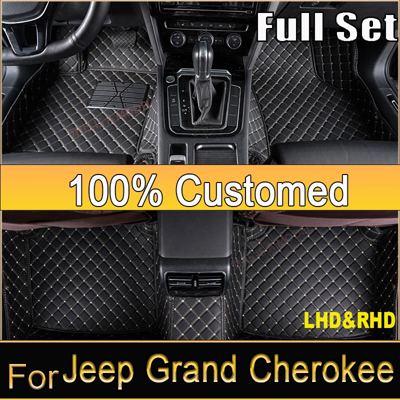 Car floor mats for Jeep Grand Cherokee WK WK2 2011 2012 2013 2014 2015 2016 2017 2018 2019 2020 2021 2022 Custom auto foot Pads